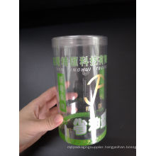 Manufacturer Custom printed plastic cylinder box (clear round box)